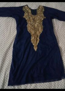 Beautiful blue kurta with plazo fully new 🥰