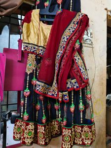 Black Lehanga With Beautiful Flowers 🌹 Design 🔥
