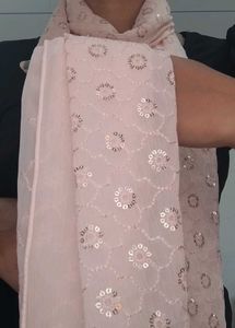 Blush Sequin Scarf