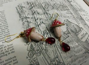 Magical Forest Mushroom Earrings