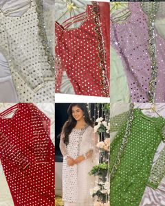 Mirror Work Suit ✨ All Colour Available 🥰