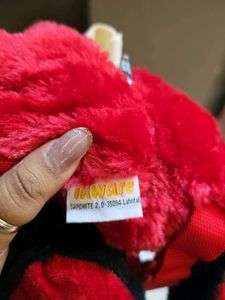 Ladybug Plush Backpack