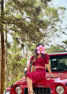 Red Two-Piece Set