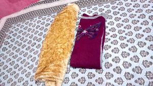 Burgundy Embellished Sweater