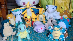 Different Pokemon Plushies