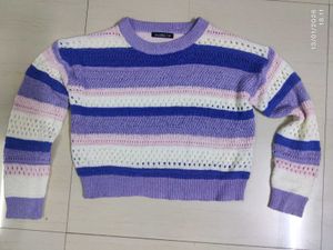 Striped Knit Sweater