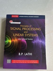 Principles of Signal Processing & Linear Systems T
