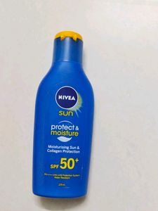 NIVEA SUNSCREEN SPF 50/ PROTECT AND MOISTURE.