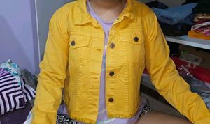 Yellow Denim Jacket