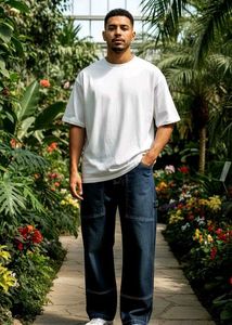 Dark Blue Jeans.. baggy fit