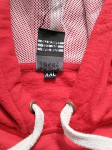 Jack &amp; Jones XXL Red Graphic Print Hoodie