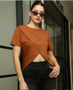 Shein Chic Brown Crop Top
