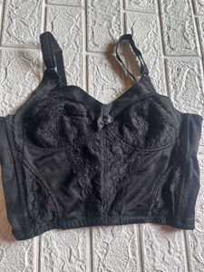 Vintage Black Lace Bra