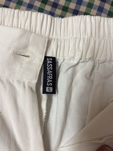 White Wide Leg Pants