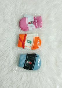 Adorable Baby Mittens (Set of 3)