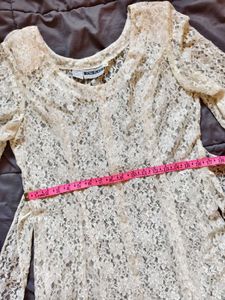 Vintage Sheer Lace Dress