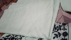 Elegant Embroidered unstitch material.