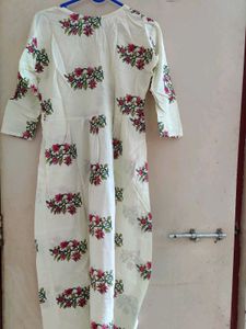 Floral Print Cotton Kurti