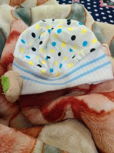 White Woolen Cap