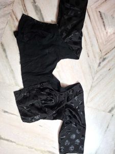 Black Polka Dot Blouse
