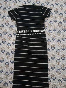 Striped Midi Dress