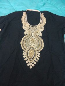 🆕 Black Attractive Kurti XXL Size