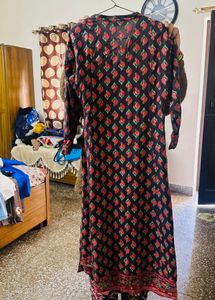 Printed Kalidar Suit