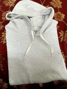 STRIP TEE Grey Hoodie