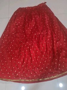 Red Ethnic Skirt