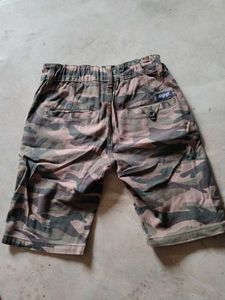 Camouflage Print Shorts