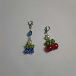 Blueberry + Cherry Bag Charm Combo 🫐🍒