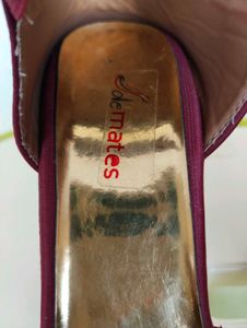 Burgundy Heels Used Only  Twice