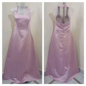 Pink Halter Gown