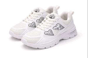 Cute Heart Detail Sneakers