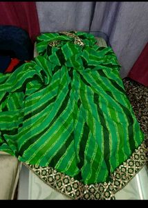 Ready To Wear Lehariya Saree