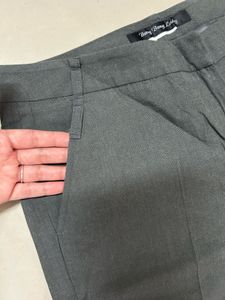 Dark Grey Formal Trousers Women
