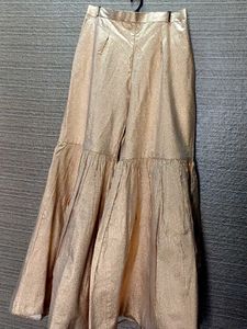 Light Gold Gharara Pant