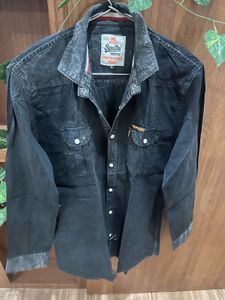 Superdry Denim Shirt Available In Good Condition