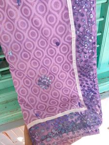 Elegant Purple Saree