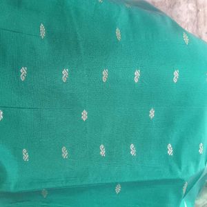 Green Dress Material