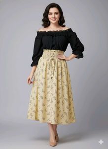 Stylish Floral Print Dress