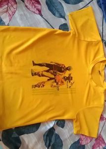 Yellow Graphic Print T-Shirt