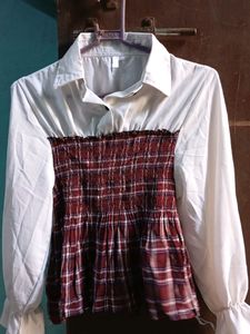 Top White And Beidge Mix For Younger Girl