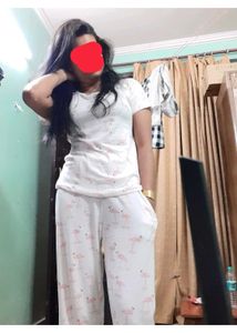 Cute Flamingo Print Pajama Set