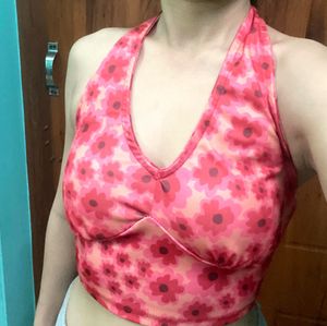 Floral Halter Top