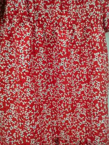 Red Floral Mini Dress❤️