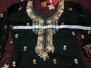 Dark green suit