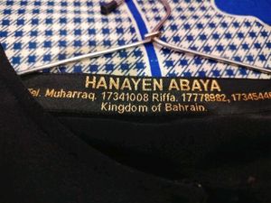 Elegant Black Embroidered Abaya