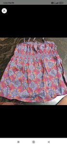 floral tube top