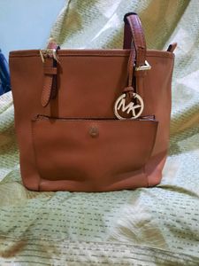 Michael Kors Orange Tote Bag